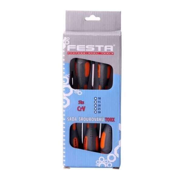 Odvijači torx komplet 5kom. FESTA - Slika 2