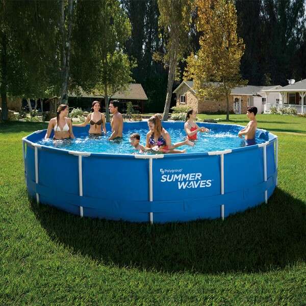 Okrugli bazen sa metalnim ramom 305x76cm Summer Waves + Filter pumpa RX0330  1,3m3/h - Slika 1