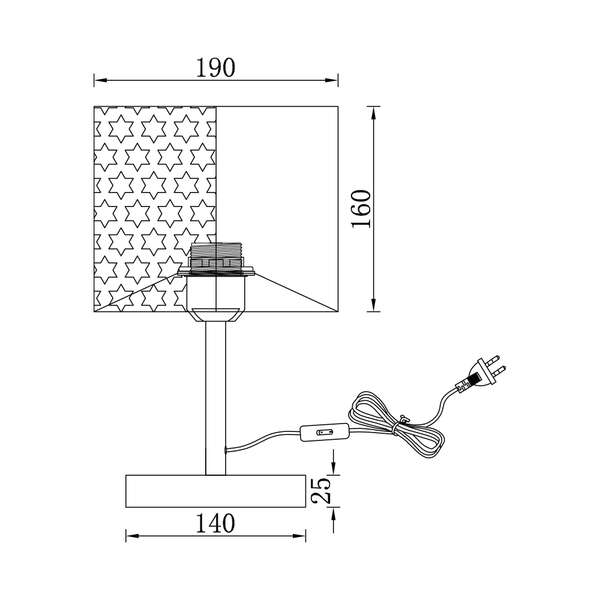 Stona lampa 1H-1xE27 - Slika 3
