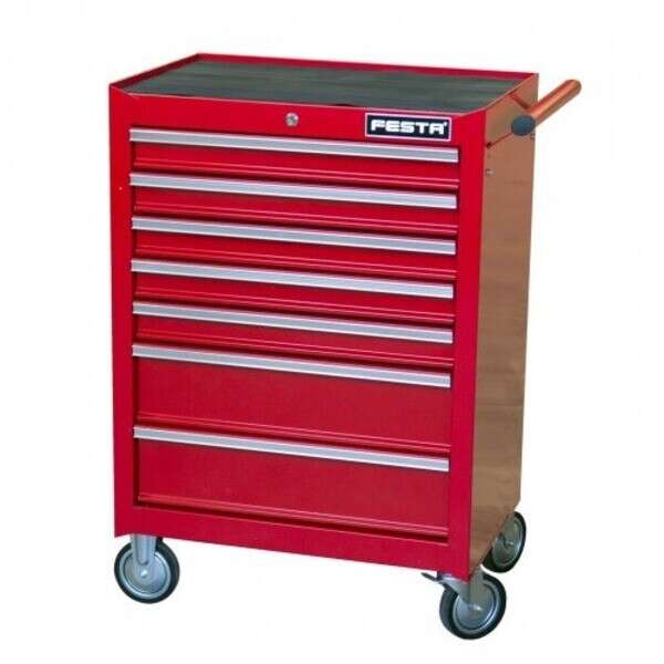 Pokretna kolica za alat - 7 fioka LEVIOR - Slika 1