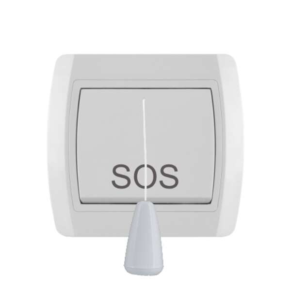 Potezni taster SOS 10A/250V, vijčana veza Status - Slika 1