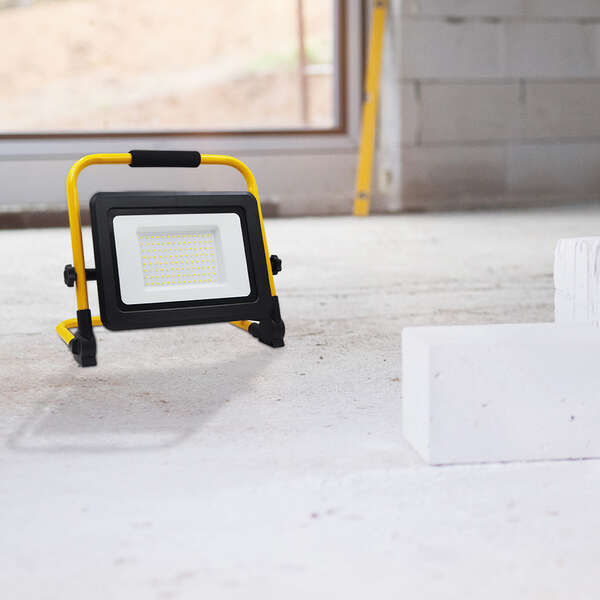 Prenosivi reflektor crni 50W-6500K - Slika 2