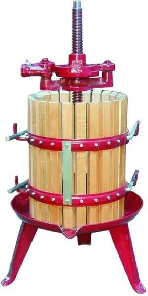 Presa za grožđe drvena 165L Enoitalia - Slika 2