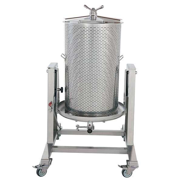 Presa za grožđe na vodu INOX 100L Zottel - Slika 1