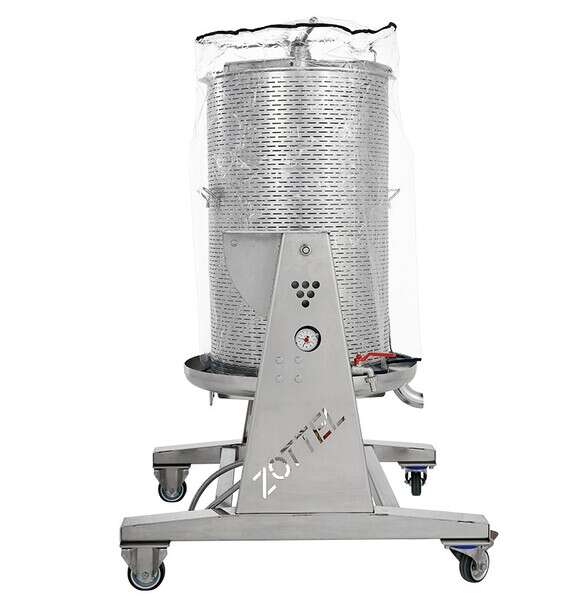 Presa za grožđe na vodu INOX 160L Zottel - Slika 1