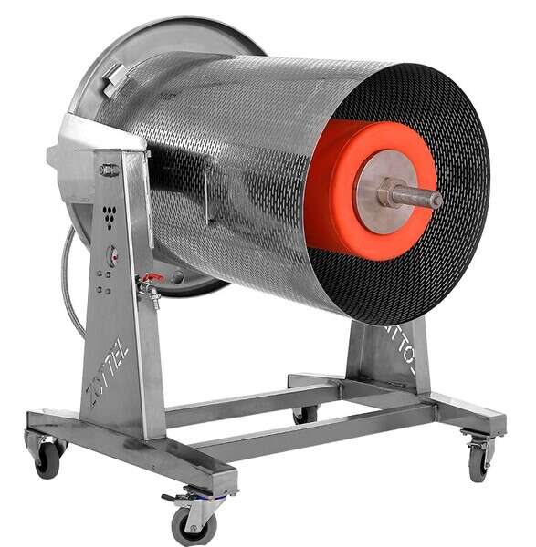 Presa za grožđe na vodu INOX 250L Zottel - Slika 4