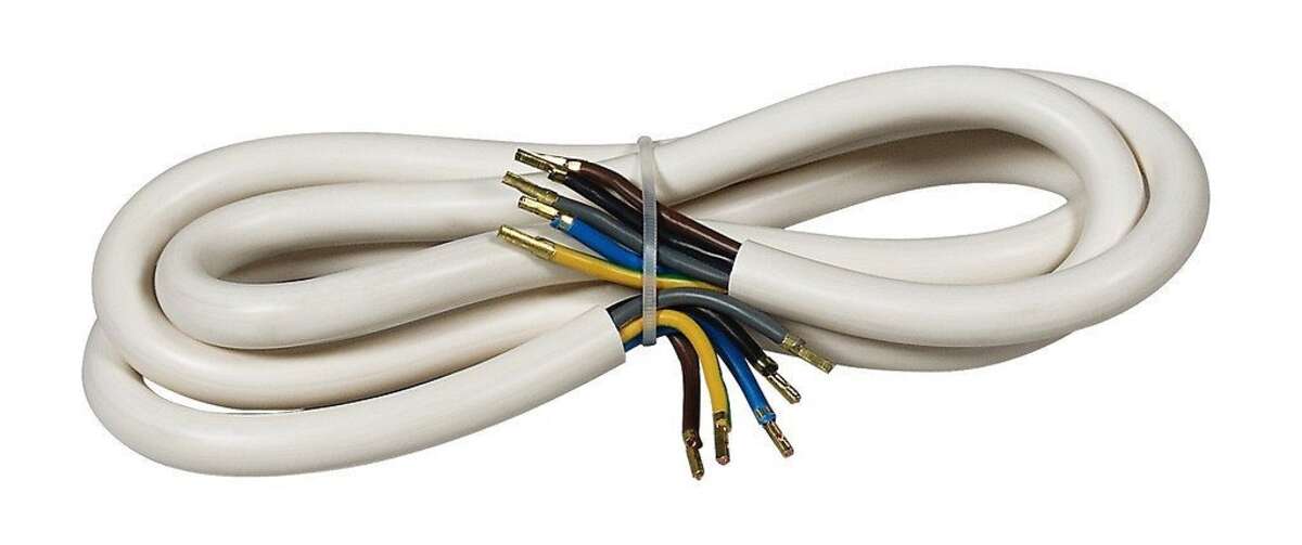 Priključni kabl stalni beli 5x2.5 1.5m Commel - Slika 1