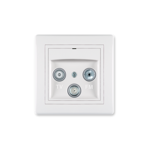 Priključnica antenska TV/FM/SAT završna Prestige - Slika 1