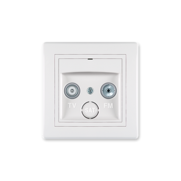 Priključnica antenska TV/FM završna Prestige - Slika 1