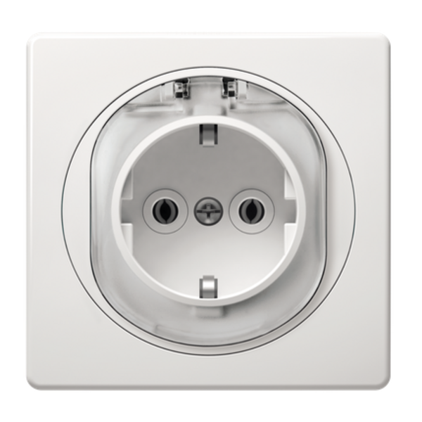 Priključnica dvopolna sa poklopcem i porcelanskim jezgrom EON - Slika 1