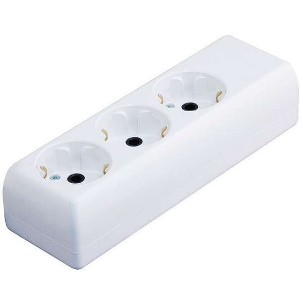 Produžni kabl 3G 5m 3x1.5mm2 beli Tehnoelektro - Slika 1