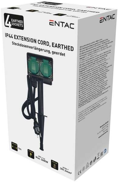 Produžni kabl baštenski 4G 5m Entac - Slika 2