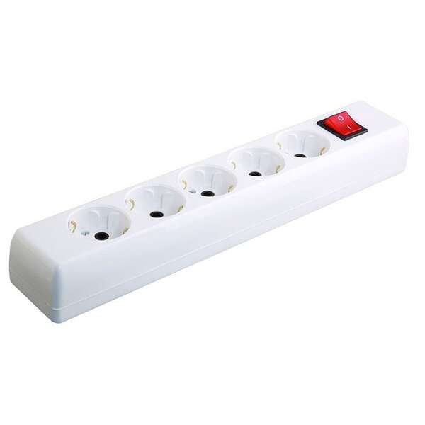 Produžni kabl sa prekidačem 5G 5m 3x1.5mm2 beli Tehnoelektro - Slika 1