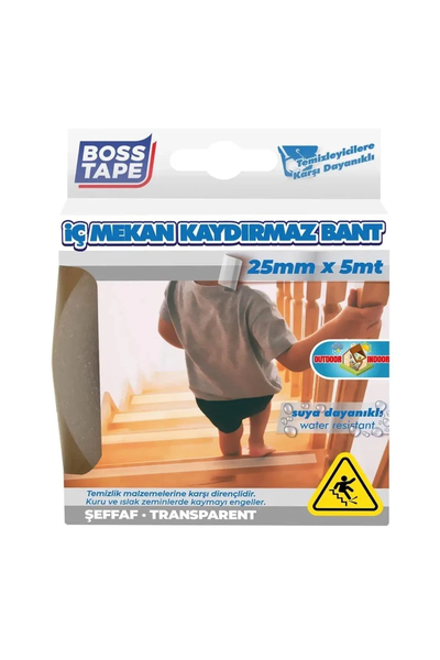 Protiv klizajuća traka 25mm x 5m transparentna - Slika 1