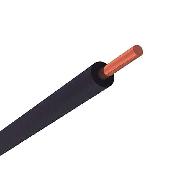 Provodnik pun presek P 4 crna - Slika 1