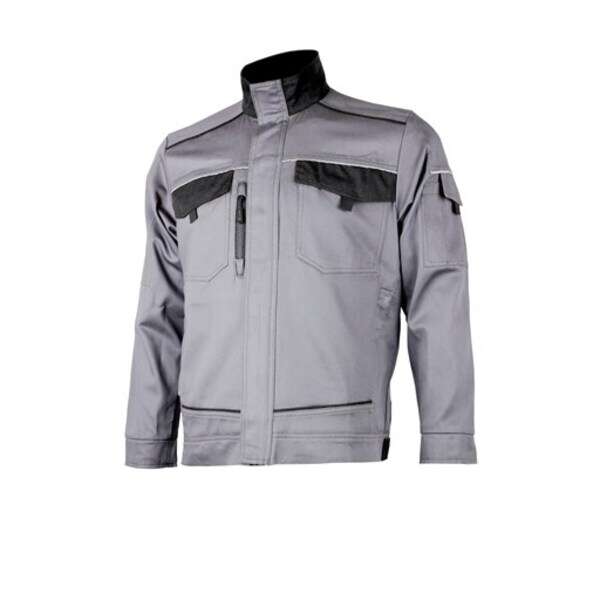 Radna jakna GREENLAND svetlosivo-crna - Slika 1