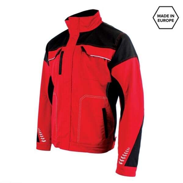 Radna jakna PACIFIC FLEX crvena - Slika 1