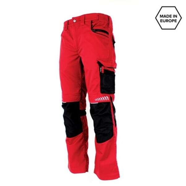 Radne pantalone PACIFIC FLEX crvene - Slika 1