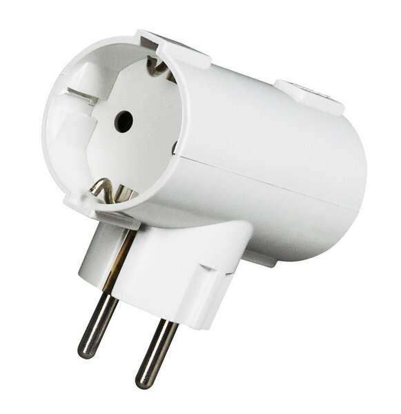 Razdelnik T dvostruki beli - Slika 1