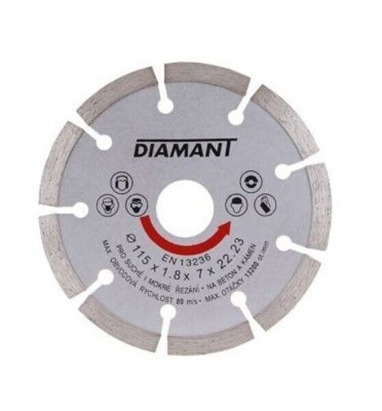 Rezna ploča dijamantska segmentna fi 180 Levior - Slika 1