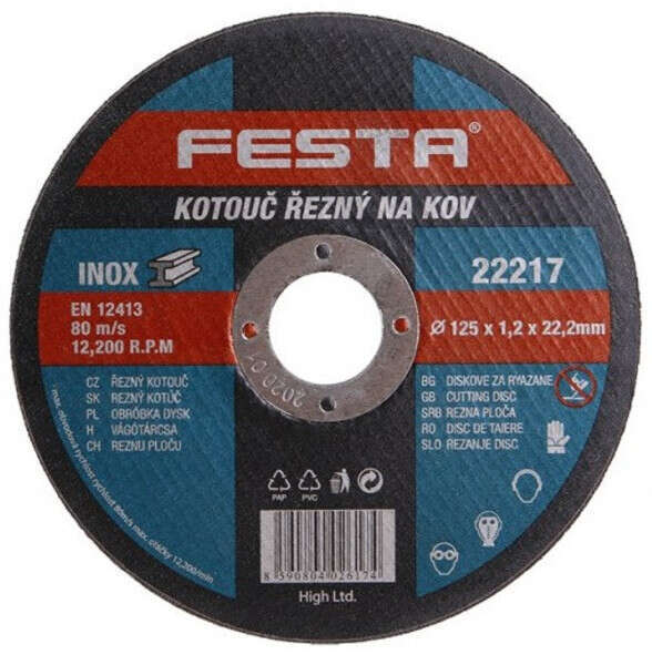 Rezna ploča za metal fi 125 x 2.5 mm FESTA - Slika 1