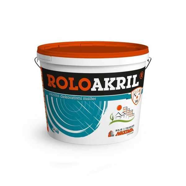 ROLOAKRIL akrilni dekorativni malter zaribani 25kg 2mm - Slika 1