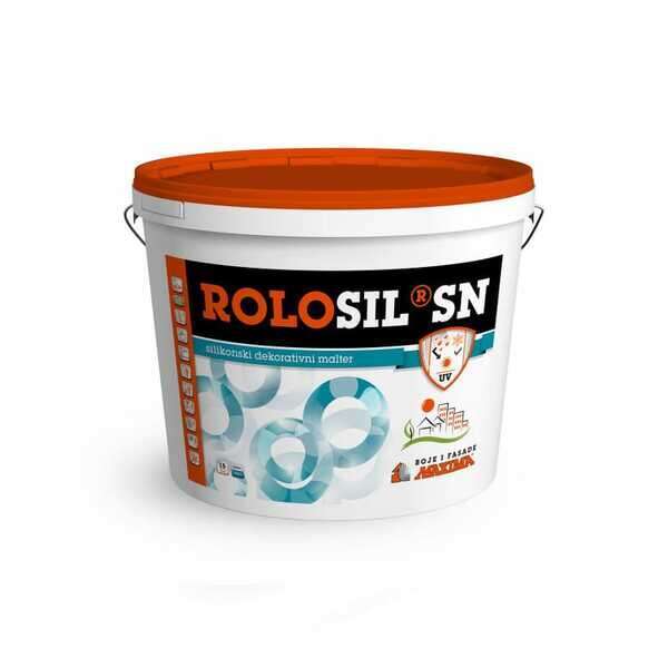 ROLOSIL SN silikonski dekorativni malter zagladjeni 25kg 1mm - Slika 1