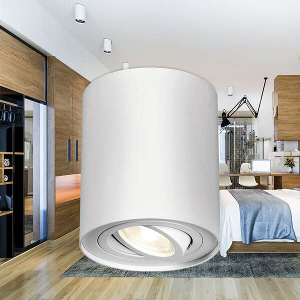 Rozetna 8010 okrugla bela GU10 - Slika 2