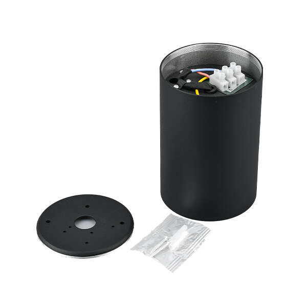 Rozetna 9412 okrugla crna GU10 - Slika 3