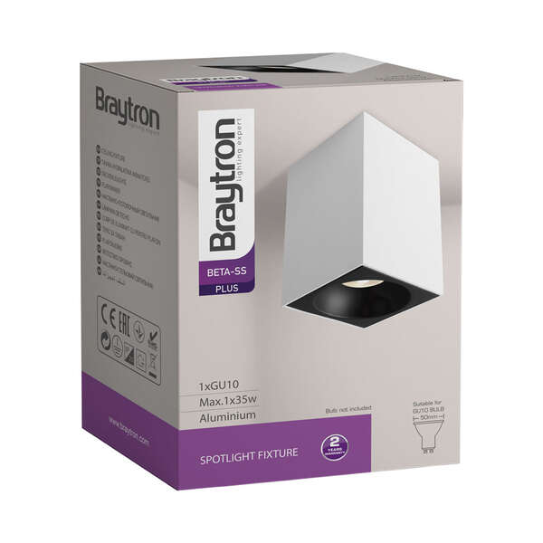 Rozetna 9414 kvadratna bela IP10 - Slika 4