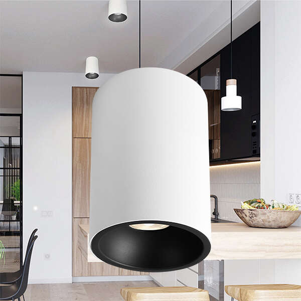 Rozetna 9414 okrugla bela GU10 - Slika 2