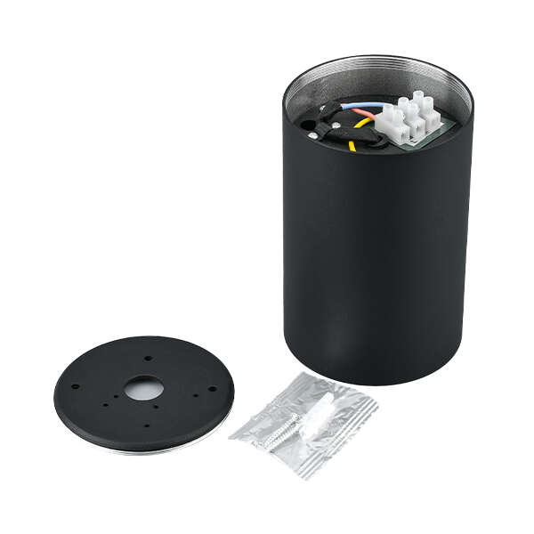 Rozetna 9414 okrugla crna GU10 - Slika 4