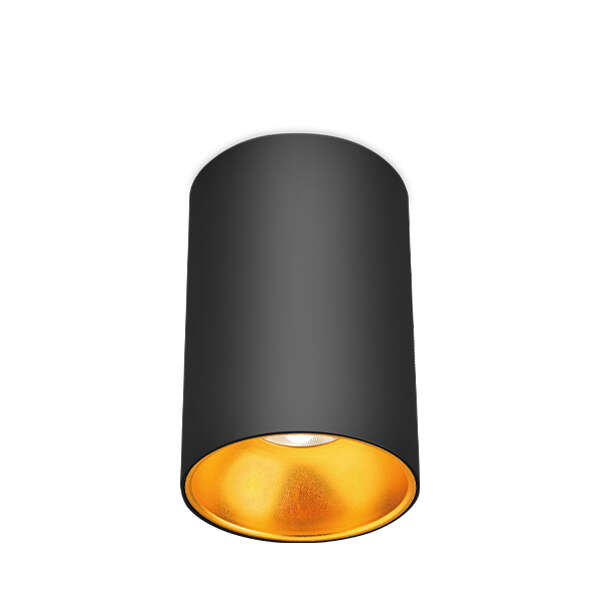 Rozetna 9414 okrugla crna GU10 - Slika 1