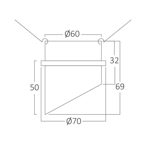Rozetna ALFA C okrugla belo-zlatna - Slika 3