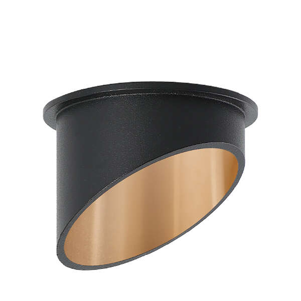 Rozetna ALFA C okrugla crno-zlatna - Slika 1