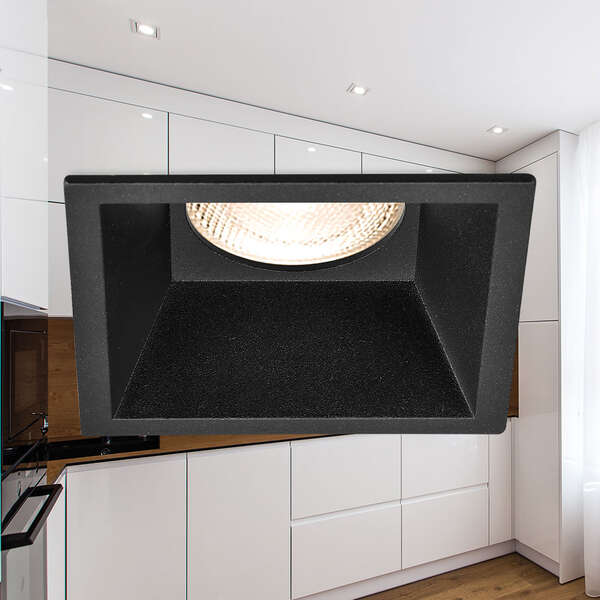 Rozetna CF kvadratna crna - Slika 2