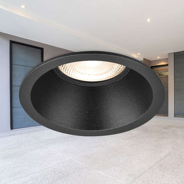 Rozetna CF okrugla crna - Slika 2