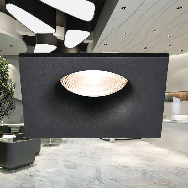 Rozetna D kvadratna crna - Slika 2