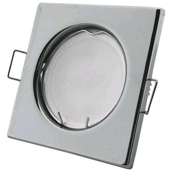 Rozetna GU10 kvadrat hrom - Slika 1