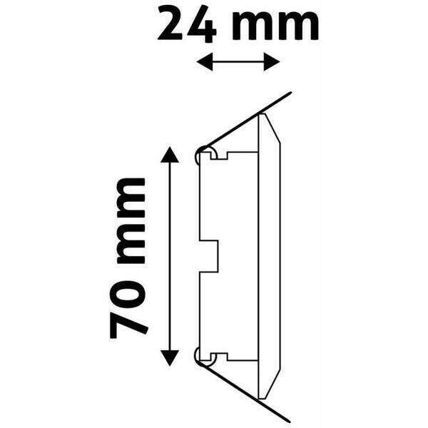 Rozetna GU10 pokretna convex bela - Slika 3