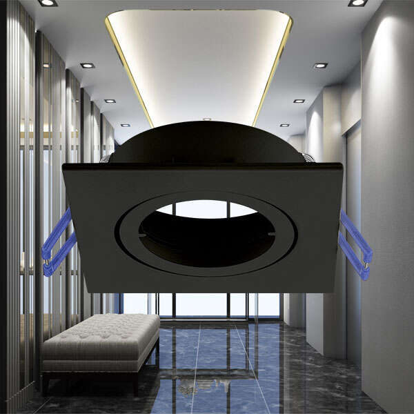 Rozetna kvadratna crna - Slika 2