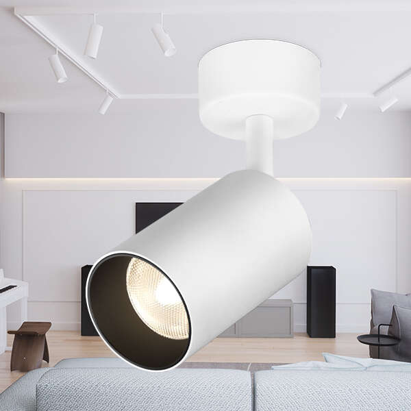 Rozetna nadrgradna bela GU10 - Slika 2