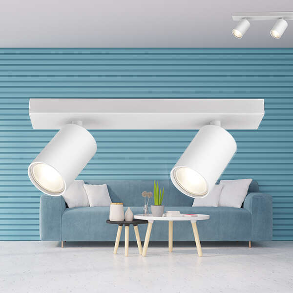 Rozetna SRQ-2 nadrgradna bela GU10 - Slika 2