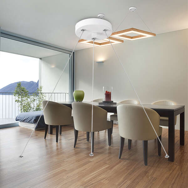 Rozetna za viseću montažu BLADE-SR-400/500, bela - Slika 2