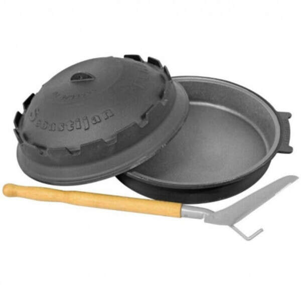 Sač sa podizačem i lopaticom - tučani - Slika 1