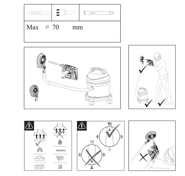 Sakupljač prašine za bušenje rupa FESTA - Slika 6