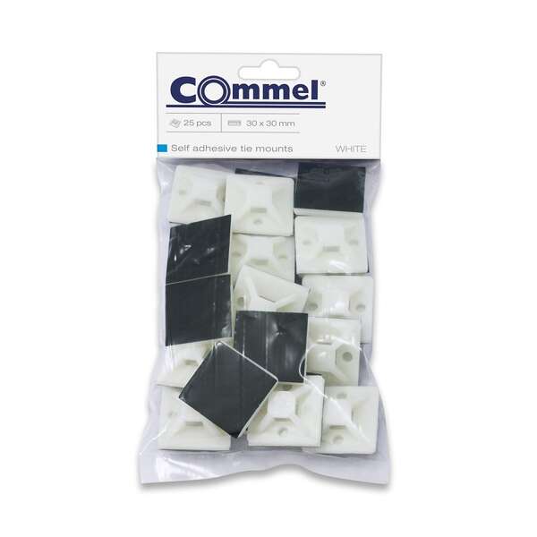 Samolepljivi držač vezica 30x30mm 25kom - Slika 2