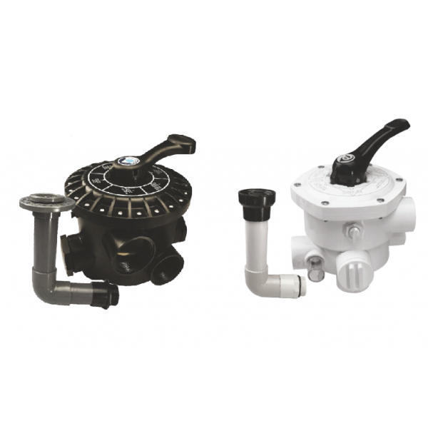 Šestopoložajni ventili Emaux za filtere 2" - Slika 1