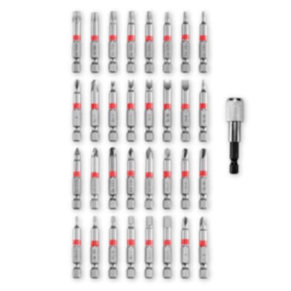 Set bitova 50mm M-Case 1/4" 50mm mag. nastavak 60mm 33/1 Einhell - Slika 5