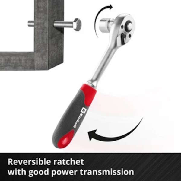 Set bitova i gedora L-Case 1/4" 25mm 37/1 Einhell - Slika 8